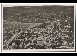 MW06241/ Gerlingen Foto AK seltenes Strähle Luftbild 30er Jahre