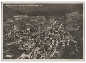 MW06516/ Alpirsbach Foto AK seltenes Strähle Luftbild 30er Jahre