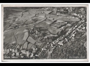 MW06522/ Wieda Südharz Foto AK seltenes Strähle Luftbild 30er Jahre