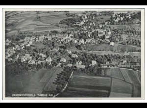 MW06605/ Adelmannsfelden AK seltenes Strähle Luftbild 30er Jahre