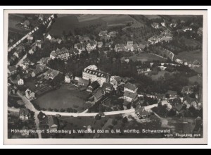 MW07075/ Schömberg b. Wildbad Foto AK seltenes Strähle Luftbild 30er Jahre