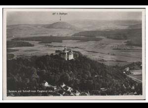 MW07097/ Baldern mit Schloss Foto AK seltenes Strähle Luftbild 30er Jahre