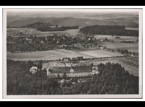 MW07098/ Schwäb. Gmünd Schönblick Foto AK seltenes Strähle Luftbild 30er Jahre