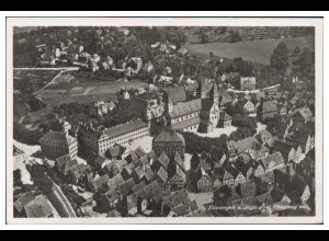 MW07234/ Ellwangen Foto AK seltenes Strähle Luftbild 30er Jahre