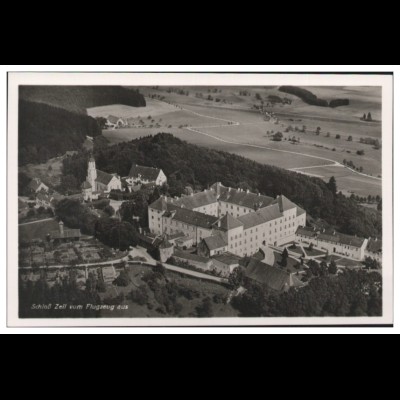 MW07424/ Schloß Zeil Foto AK seltenes Strähle Luftbild 30er Jahre