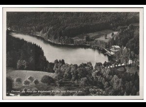 MW07409/ Ebnisee Foto AK seltenes Strähle Luftbild 30er Jahre