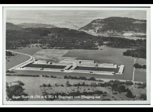 MW07259/ Lager Nordalb b. Deggingen Foto AK seltenes Strähle Luftbild 30er Jahre