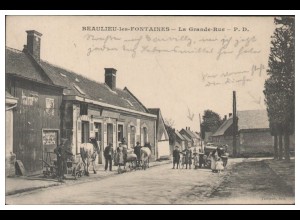 S4699/ Beaulieu-les-Fontaines Frankreich AK ca. 1914