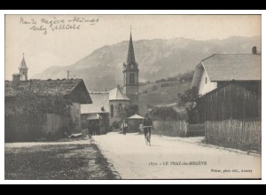 S4702/ Le Praz-de-Megeve Frankreich AK cva.1910