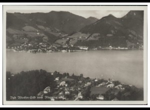 MW07601/ Bad Wiessee-Süd Foto AK seltenes Strähle Luftbild 30er Jahre