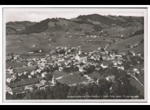 MW07614/ Oberstaufen Foto AK seltenes Strähle Luftbild 30er Jahre