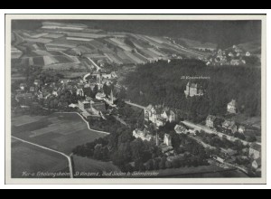 MW07489/ Bad Soden St. Vinzenz AK seltenes Strähle Luftbild 30er Jahre