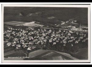 MW07690/ Behringersdorf b. Nürnberg Foto AK seltenes Strähle Luftbild 30er Jahre