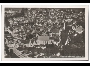 MW07700/ Leutkirch Foto AK seltenes Strähle Luftbild 30er Jahre