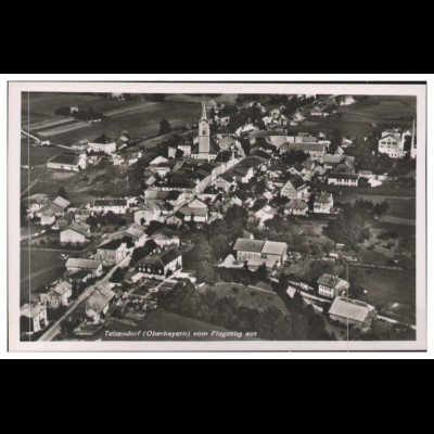 MW07825/ Teisendorf Obb. Foto AK seltenes Strähle Luftbild 30er Jahre