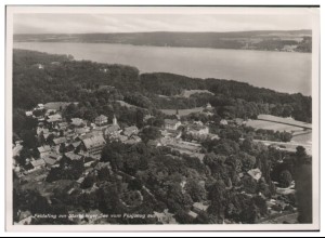 MW07830/ Feldafing Starnberger See Foto AK seltenes Strähle Luftbild 30er Jahre