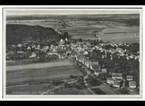 MW07847/ Unterbalzheim AK seltenes Strähle Luftbild 30er Jahre