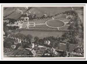 MW08024/ Bad Dürrheim Kurpark Foto AK seltenes Strähle Luftbild 30er Jahre