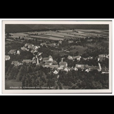 MW08034/ Albulach Foto AK seltenes Strähle Luftbild 30er Jahre