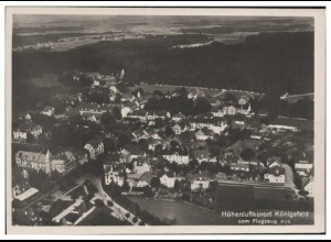 MW01155/ Königsfeld Schwarzwald Foto AK seltenes Strähle Luftbild ca.1935