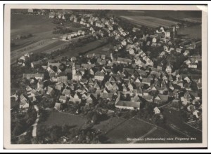 MW08271/ Gerabonn Foto AK seltenes Strähle Luftbild 30/40er Jahre