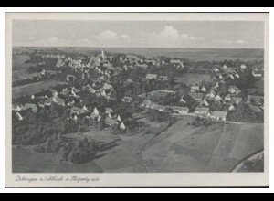 MW08253/ Dettlingen a. Albuch AK seltenes Strähle Luftbild 30/40er Jahre