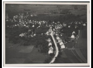 MW08217/ Bargau Foto AK seltenes Strähle Luftbild 30/40er Jahre