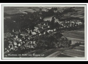 MW08409/ Maulbnronn Foto AK seltenes Strähle Luftbild 30er Jahre 