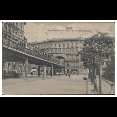 XX19171/ Berlin Hochbahnhausdurchfahrt AK 1914