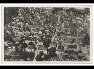 MW08747/ Kaufbeuren Allgäu Foto AK seltenes Strähle Luftbild 30er Jahre