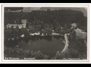 MW08744/ Bad Wörishofen Foto AK seltenes Strähle Luftbild 30er Jahre
