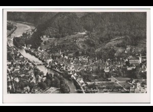 MW08958/ Gernsbach Murtgtal Foto AK seltenes Strähle Luftbild 30er Jahre