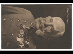 Y27762/ Kaiser Franz Josef mit Ehrenzeichen AK ca..1914