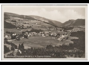MW01202/ Hintzerzarten Foto AK seltenes Strähle Luftbild ca.1935
