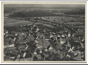 MW01815/ Schwarzach AK seltenes Strähle Luftbild ca.1935