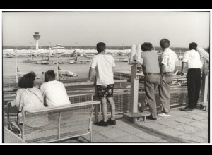 C5502/ Flughafen München Aussichtsplattform Foto 24 x 16 cm 1993