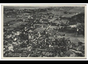 MW02299/ Hennef-Geistingen AK seltenes Strähle Luftbild 30er Jahre