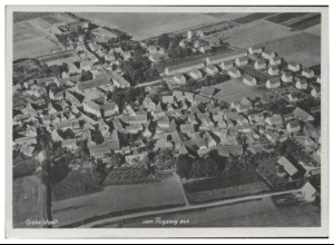 MW02304/ Giebelstadt AK seltenes Strähle Luftbild 30er Jahre