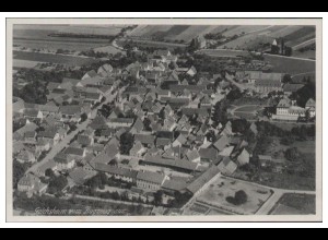 MW02366/ Gelchsheim AK seltenes Strähle Luftbild 30er Jahre