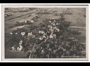 MW02550/ Hergensweiler Foto AK seltenes Strähle Luftbild 30er Jahre