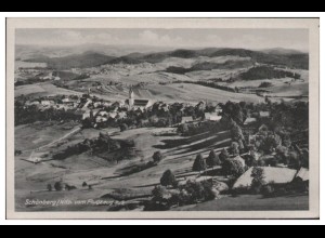 MW02624/ Schönberg Ndb. AK seltenes Strähle Luftbild 30er Jahre