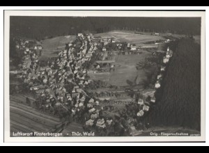 MW03025/ Finsterbergen Foto AK seltenes Strähle Luftbild 30er Jahre