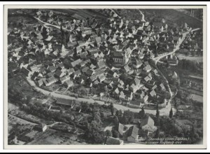 MW03205/ Obernbreit AK seltenes Strähle Luftbild 30er Jahre