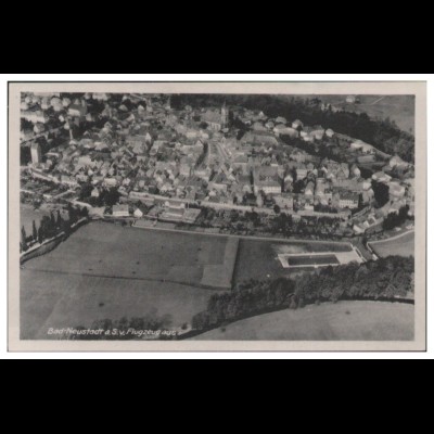MW03214/ Bad-Neustadt AK seltenes Strähle Luftbild 30er Jahre