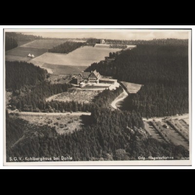 MW02939/ Dahle Foto AK seltenes Strähle Luftbild 30er Jahre