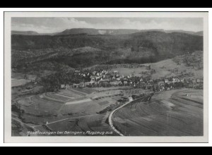 MW02836/ Heselwangen b. Balingen AK seltenes Strähle Luftbild 30er Jahre