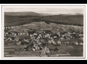 MW03408/ Dobel Foto AK seltenes Strähle Luftbild 30er Jahre