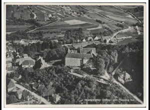 MW03455/ Niederstetten Foto AK seltenes Strähle Luftbild 30er Jahre