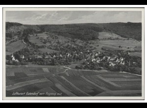 MW03467/ Eutendorf AK seltenes Strähle Luftbild 30er Jahre