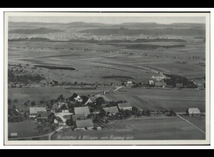 MW03689/ Nordstetten Kr. Villingen AK seltenes Strähle Luftbild 30er Jahre